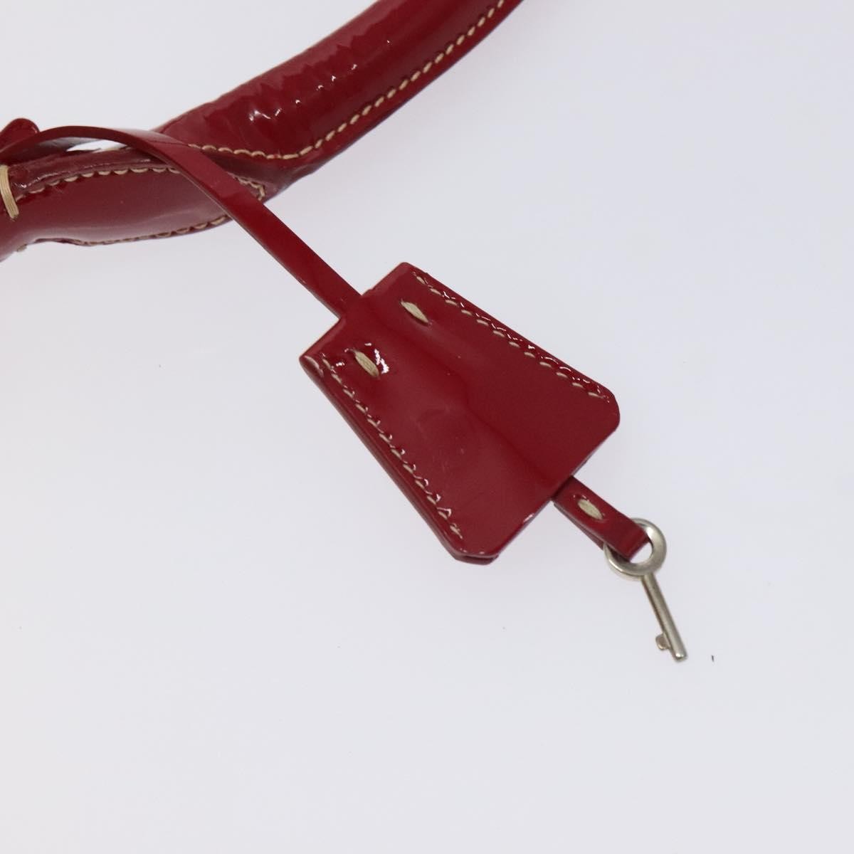 Prada Vintage Patent Leather, Red, Patent Leather, Handbag
