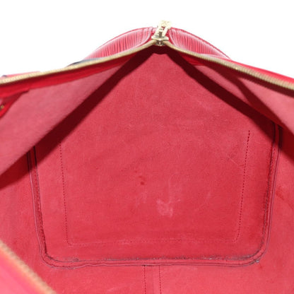 Louis Vuitton Keepall Epi, Red, Leather, Travel Bag