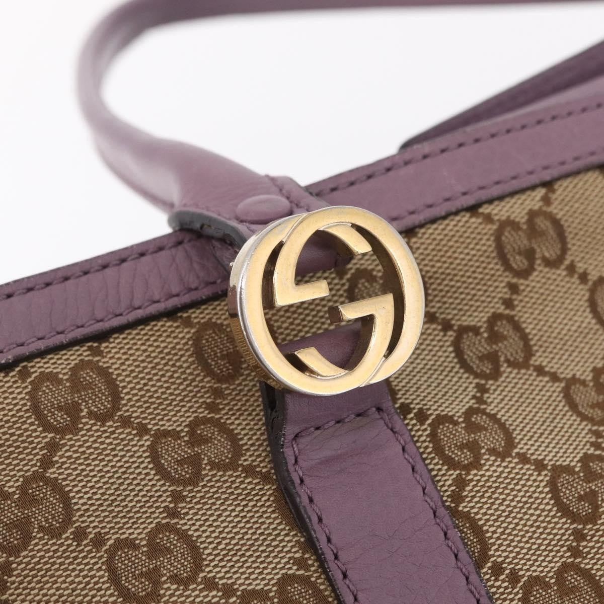Gucci Miss GG GG Canvas with Leather, Beige, Canvas, Tote Bag