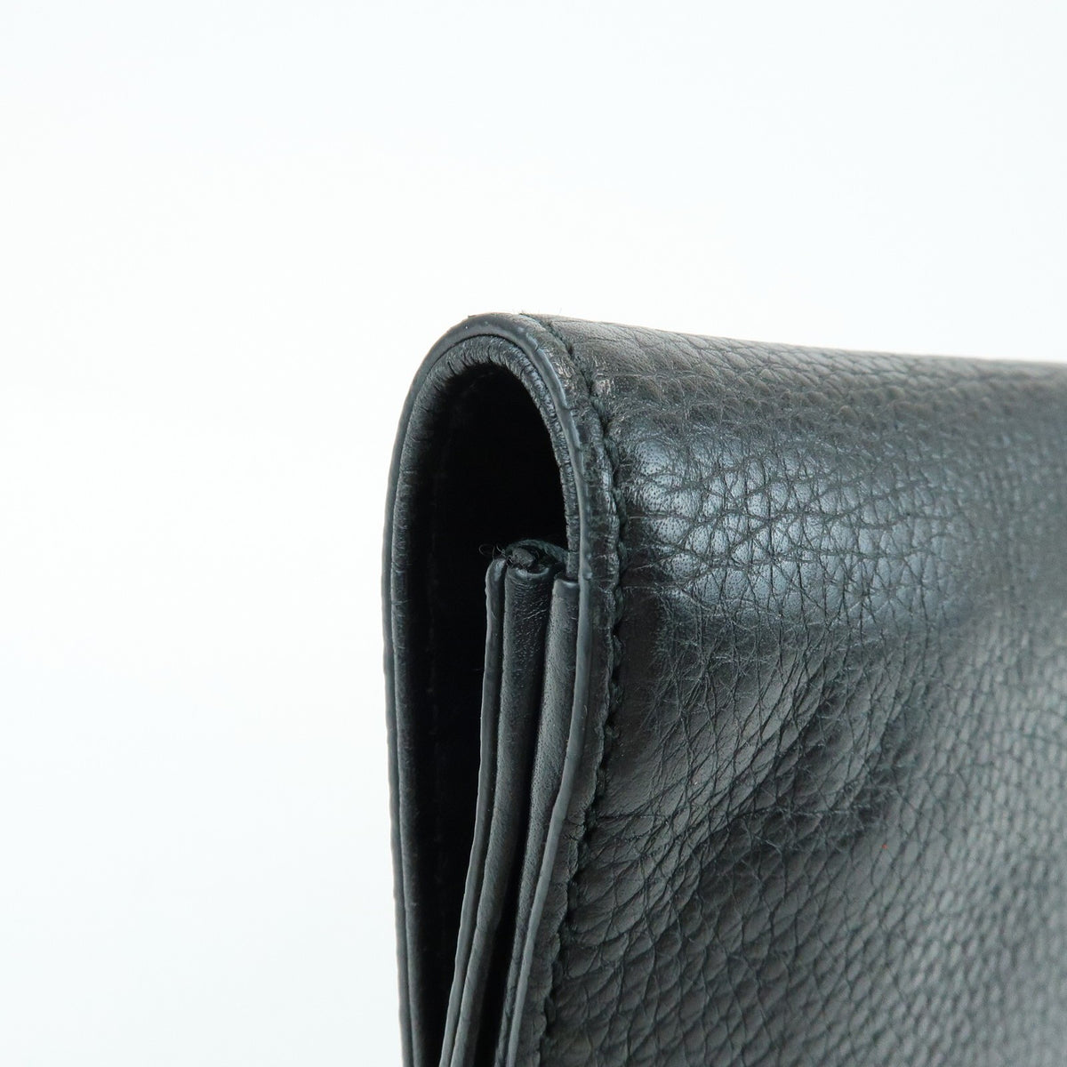 Gucci Soho Clutch Leather, Black, Leather, Clutch