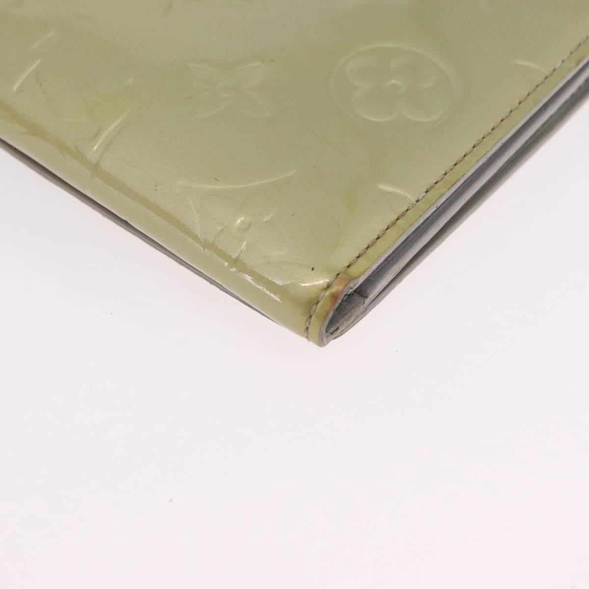 Louis Vuitton Walker Monogram Vernis, Gray, Patent Leather, Wallet