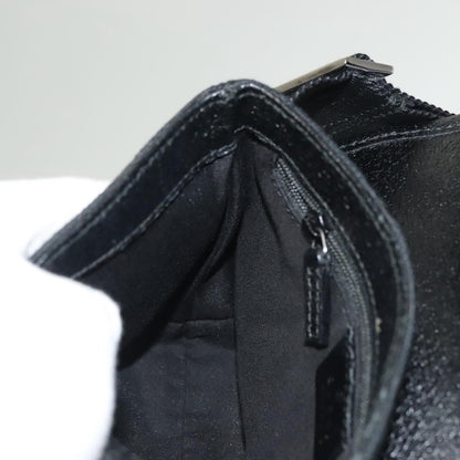 Gucci Buckle Belt GG Canvas, Black, Canvas, Handbag
