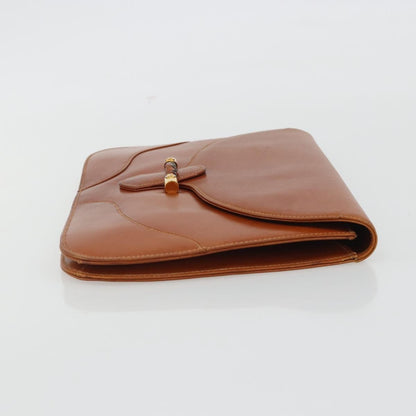 Gucci Vintage clutch Leather, Brown, Leather, Clutch