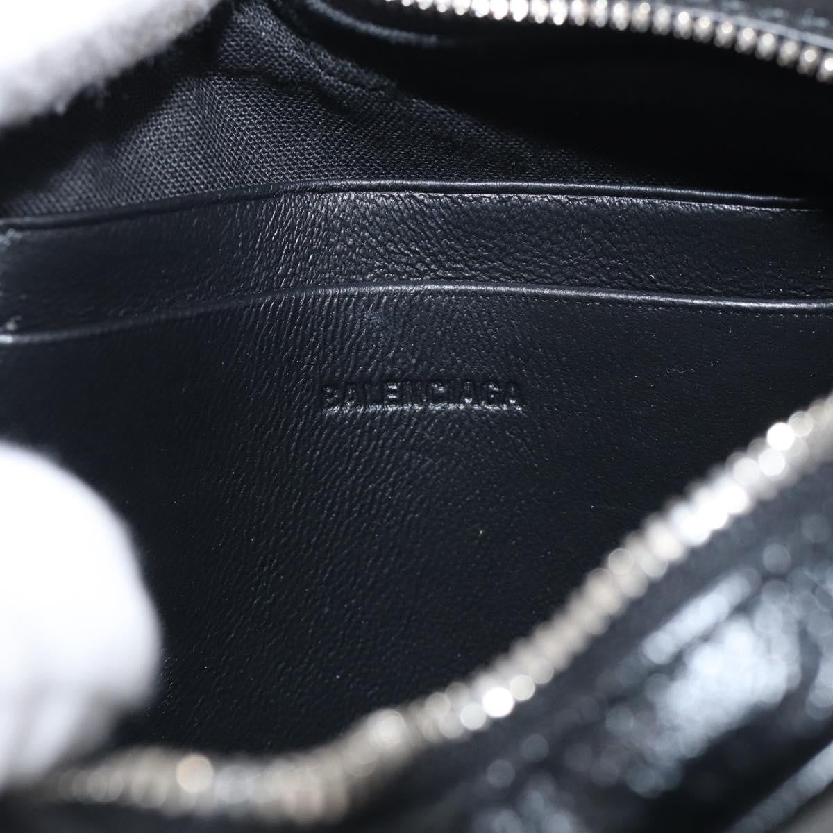 Balenciaga Le Cagole Giant Studs Heart Chain Leather, Black, Leather, Handbag