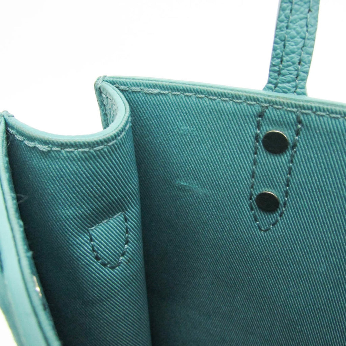 Louis Vuitton Sac Plat Limited Edition Marque Deposee Damier Giant, Turquoise, Canvas, Handbag