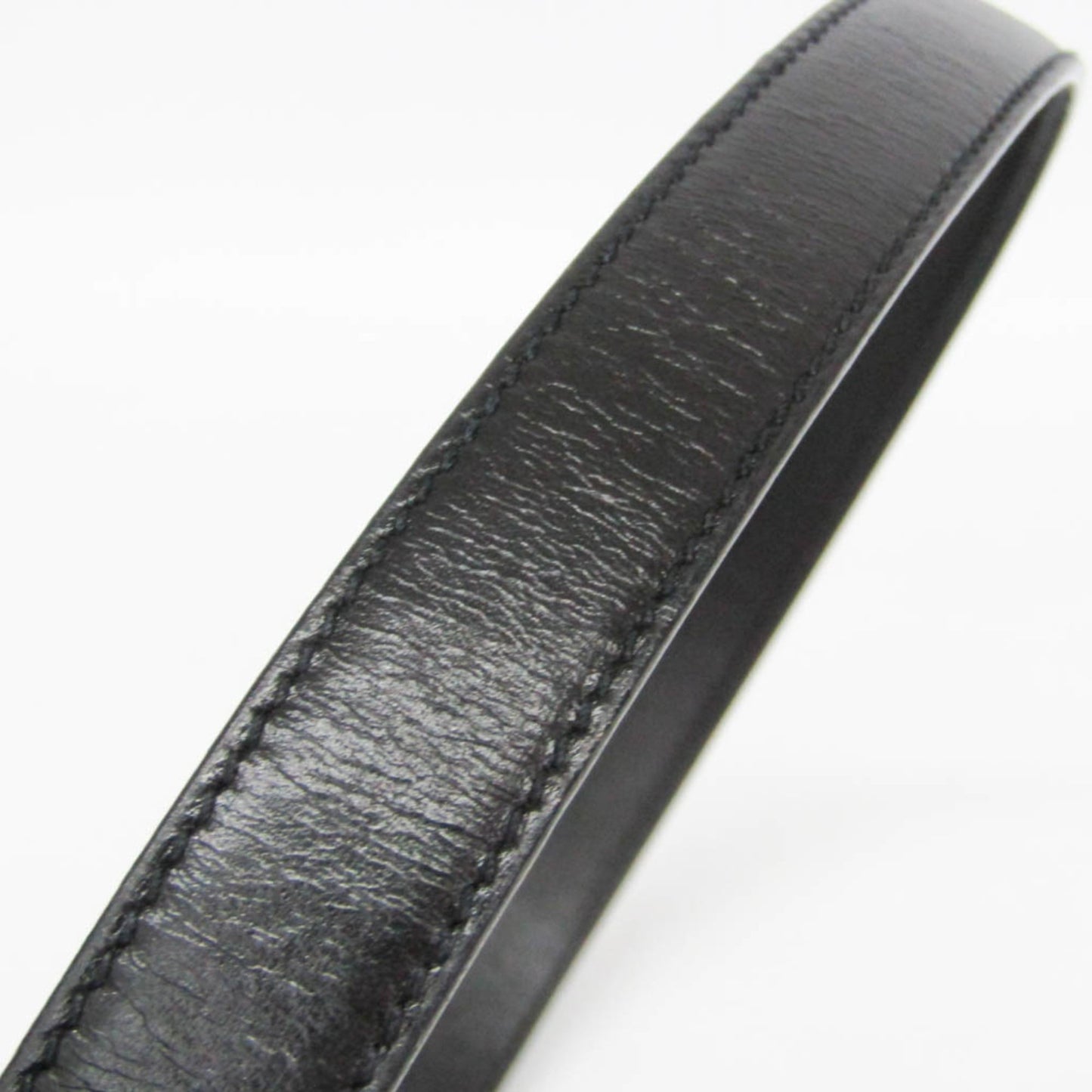 Gucci Interlocking G Belt (Outlet) Leather, Black, Leather, Belt