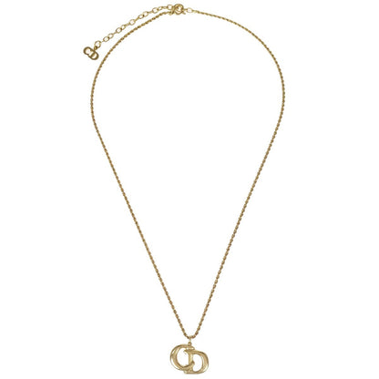Christian Dior CD Pendant Gold-plated, Gold, Gold Plated, Necklace