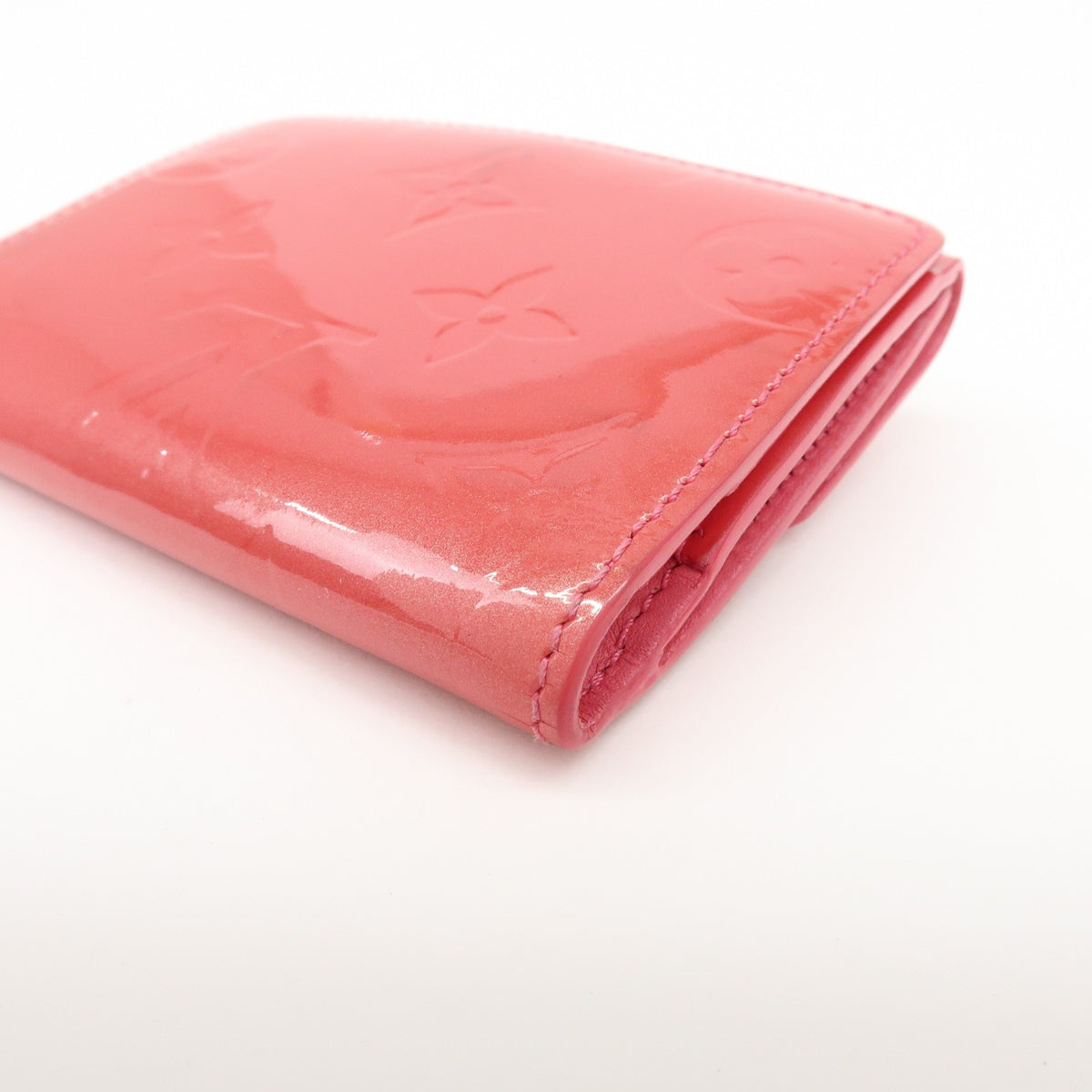 Louis Vuitton Ludlow Vernis, Pink, Patent Leather, Wallet