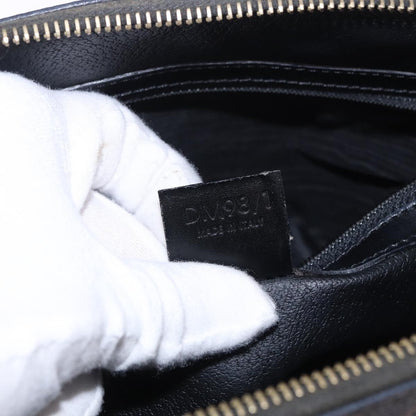 Celine Macadam Toile Triomphe, Black, Canvas, Handbag