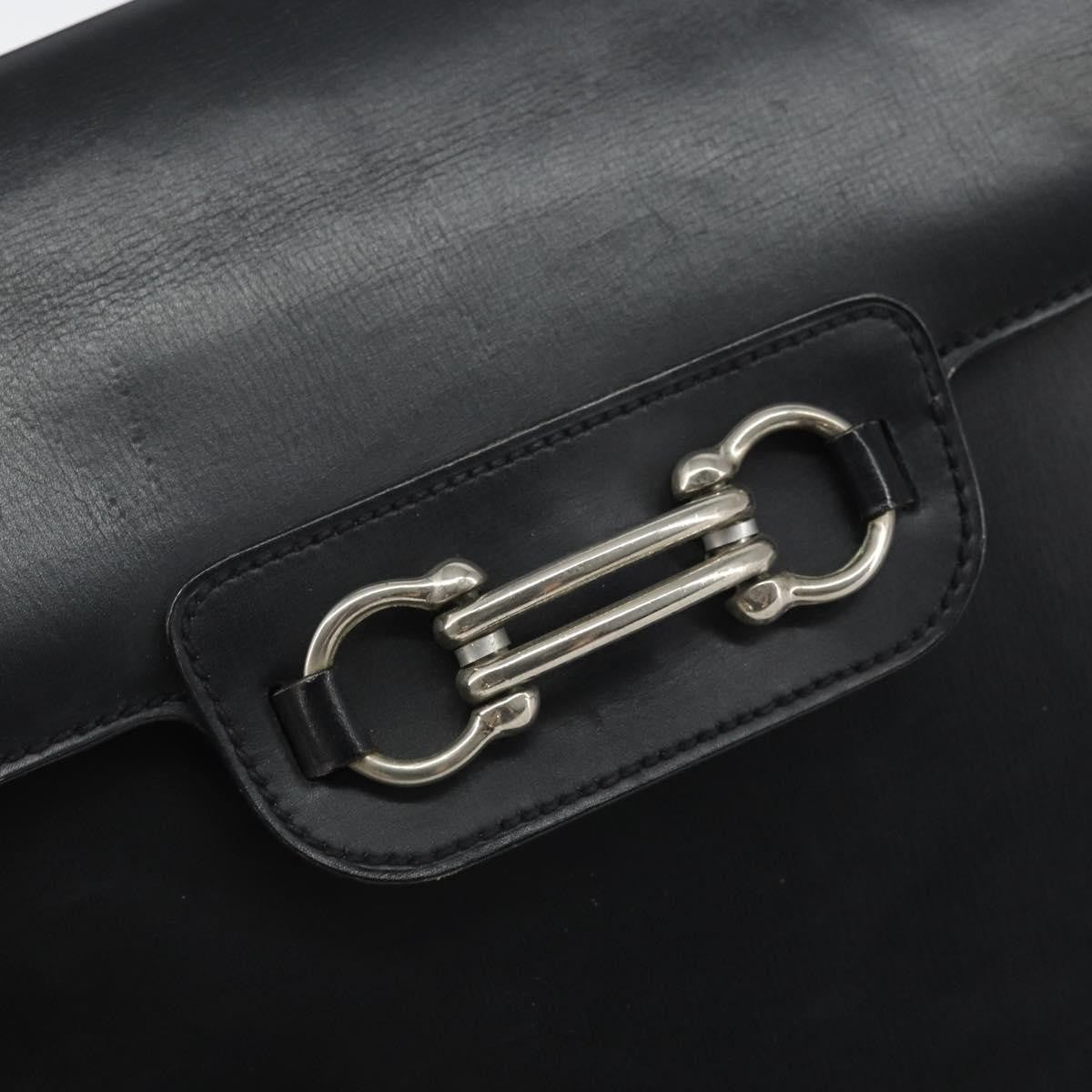 Christian Dior Shoulder Leather, Black, Leather, Shoulder Bag