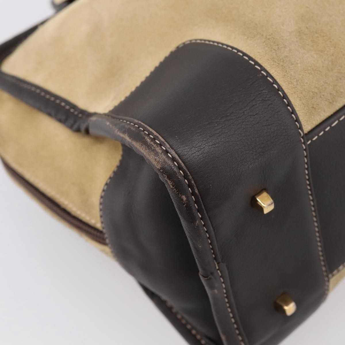 Loewe Amazona Suede, Beige, Suede, Handbag
