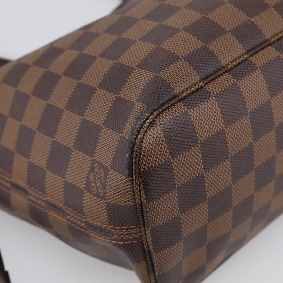 Louis Vuitton Neverfull Damier, Brown, Canvas, Tote Bag