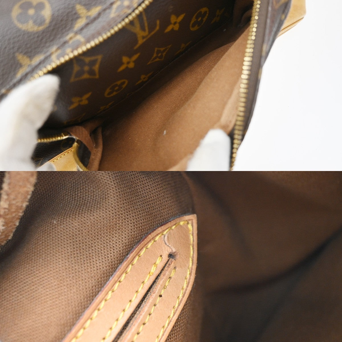 Louis Vuitton Vintage Montsouris Monogram Canvas, Brown, Canvas, Backpack