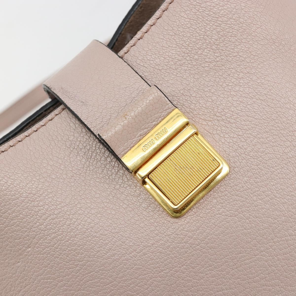 Miu Miu Madras Convertible Hobo Leather, Pink, Leather, Shoulder Bag