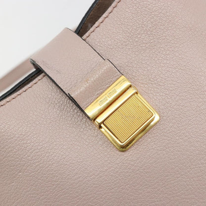 Miu Miu Madras Convertible Hobo Leather, Pink, Leather, Shoulder Bag