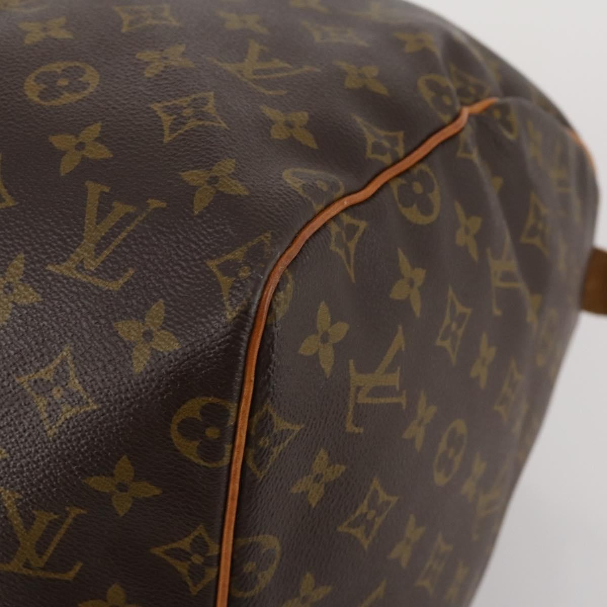 Louis Vuitton Keepall Monogram, Brown, Canvas, Travel Bag