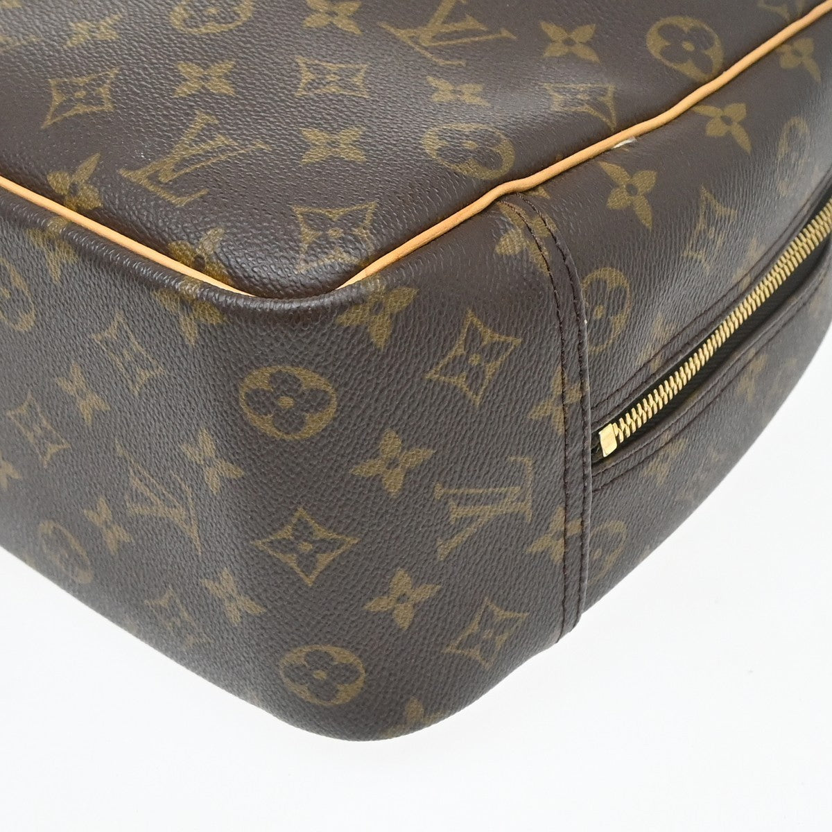 Louis Vuitton Deauville Monogram Canvas, Brown, Canvas, Handbag