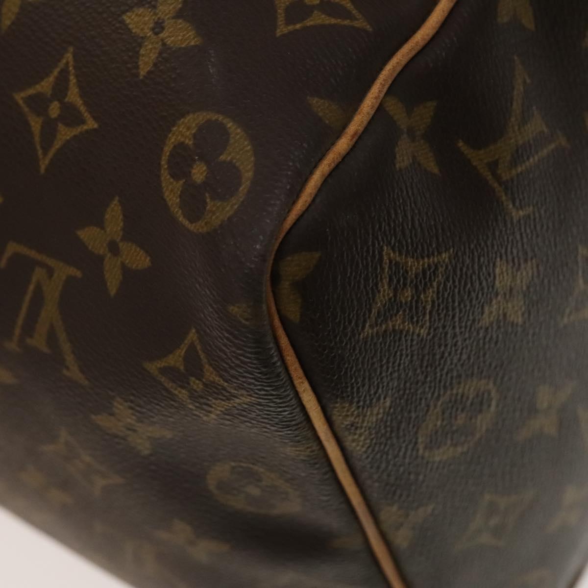 Louis Vuitton Keepall Bag Monogram Canvas, BROWN, CANVAS, Travel bag