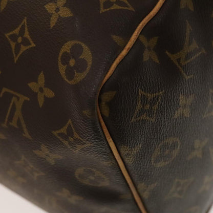 Louis Vuitton Keepall Bag Monogram Canvas, BROWN, CANVAS, Travel bag