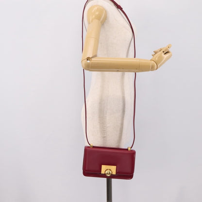 Bottega Veneta BV Classic Smooth Calfskin, Burgundy, Leather, Shoulder Bag