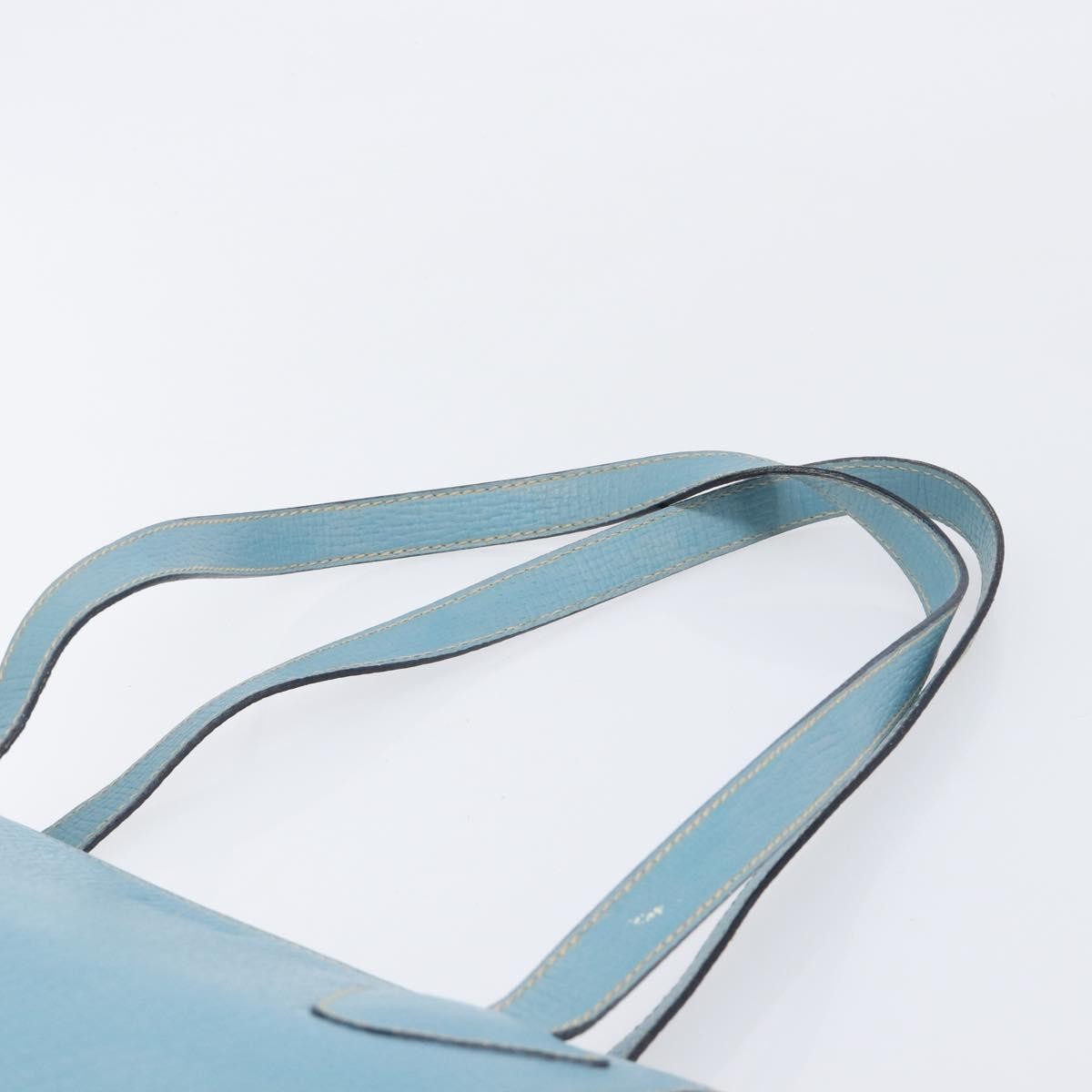 Loewe Tote Leather, Blue, Leather, Tote Bag