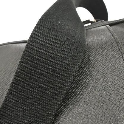 Louis Vuitton Dimitri Messenger Taiga Leather, Black, Leather, Shoulder Bag