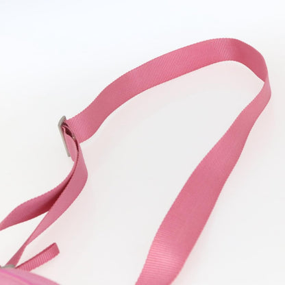 Prada Front Pocket Messenger Tessuto, Pink, Nylon, Shoulder Bag