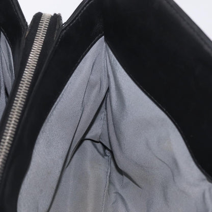 Chanel Lipstick Open Patent Vinyl, Black, Patent Leather, Tote Bag