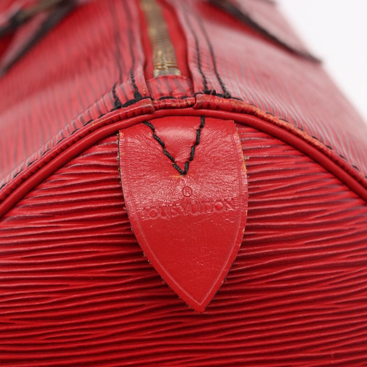 Louis Vuitton Speedy Epi Leather, Red, Leather, Handbag