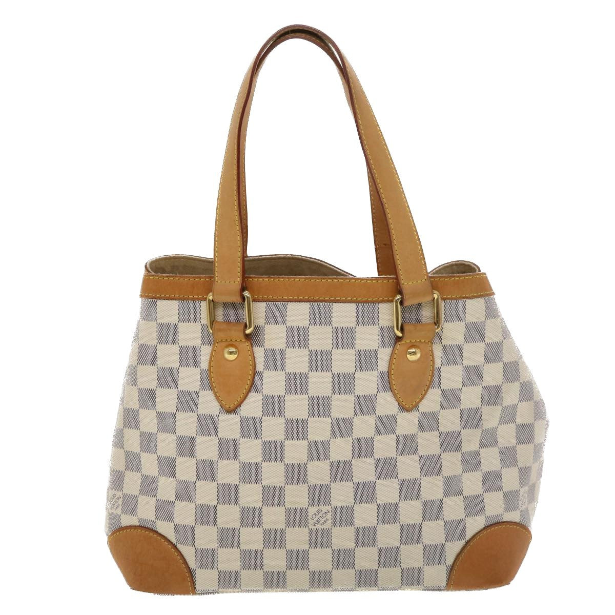 Louis Vuitton Hampstead Damier, White, Canvas, Tote Bag