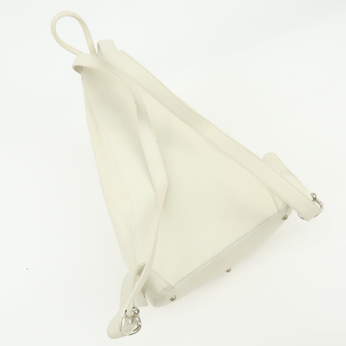 Loewe Anton Sling Leather, White, Leather, Handbag