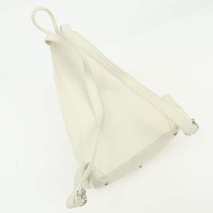 Loewe Anton Sling Leather, White, Leather, Handbag