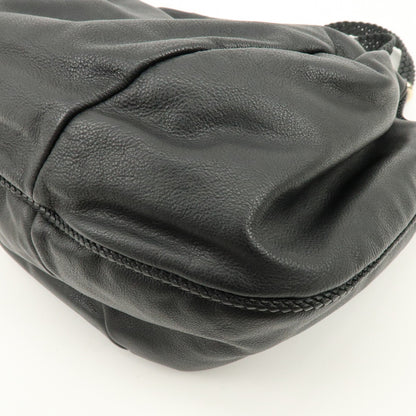 Gucci Marrakech Leather, Black, Leather, Tote Bag