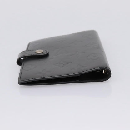 Louis Vuitton Agenda Cover Monogram Empreinte Leather, Gray, Canvas, Wallet