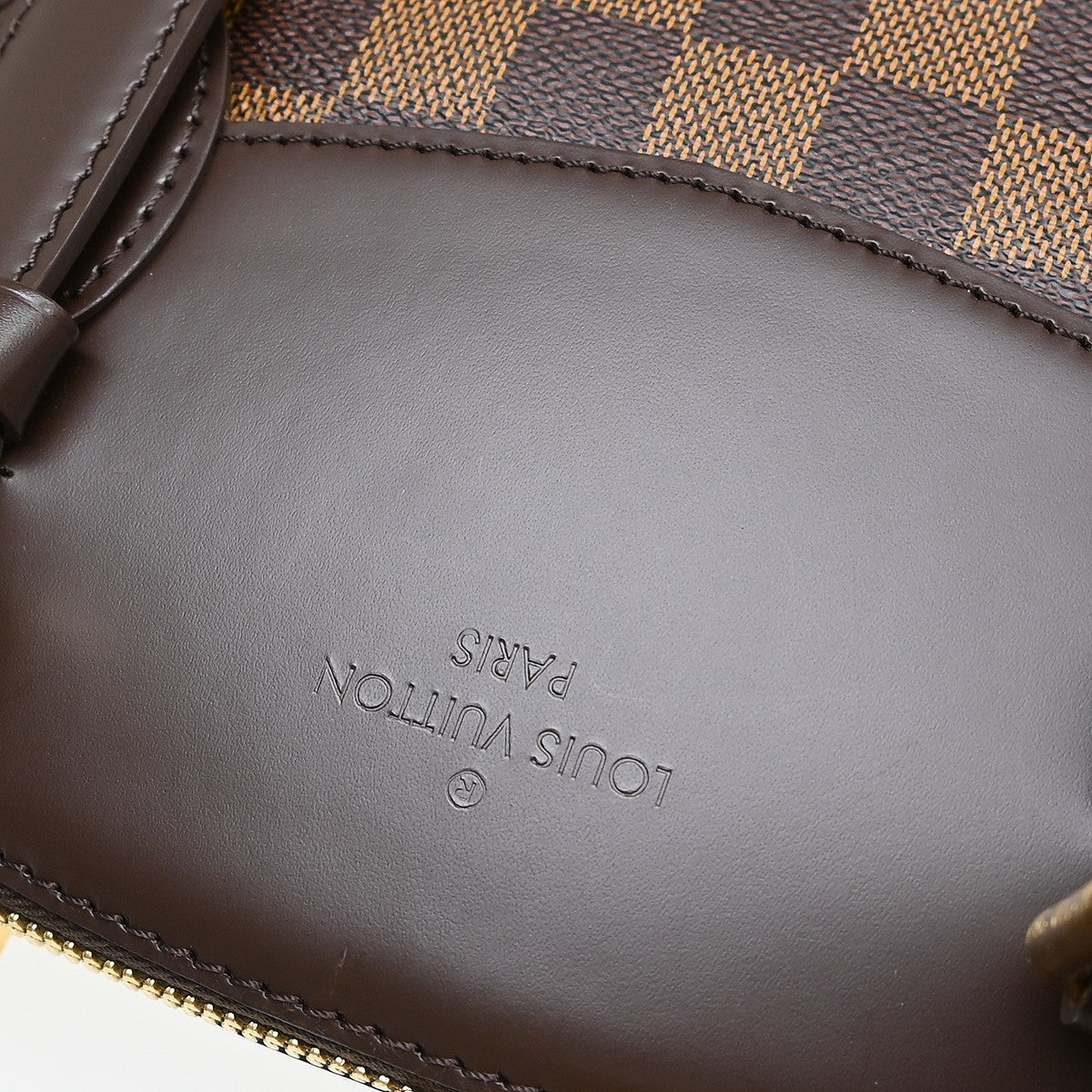 Louis Vuitton Verona Damier Ebene, Brown, Canvas, Tote Bag