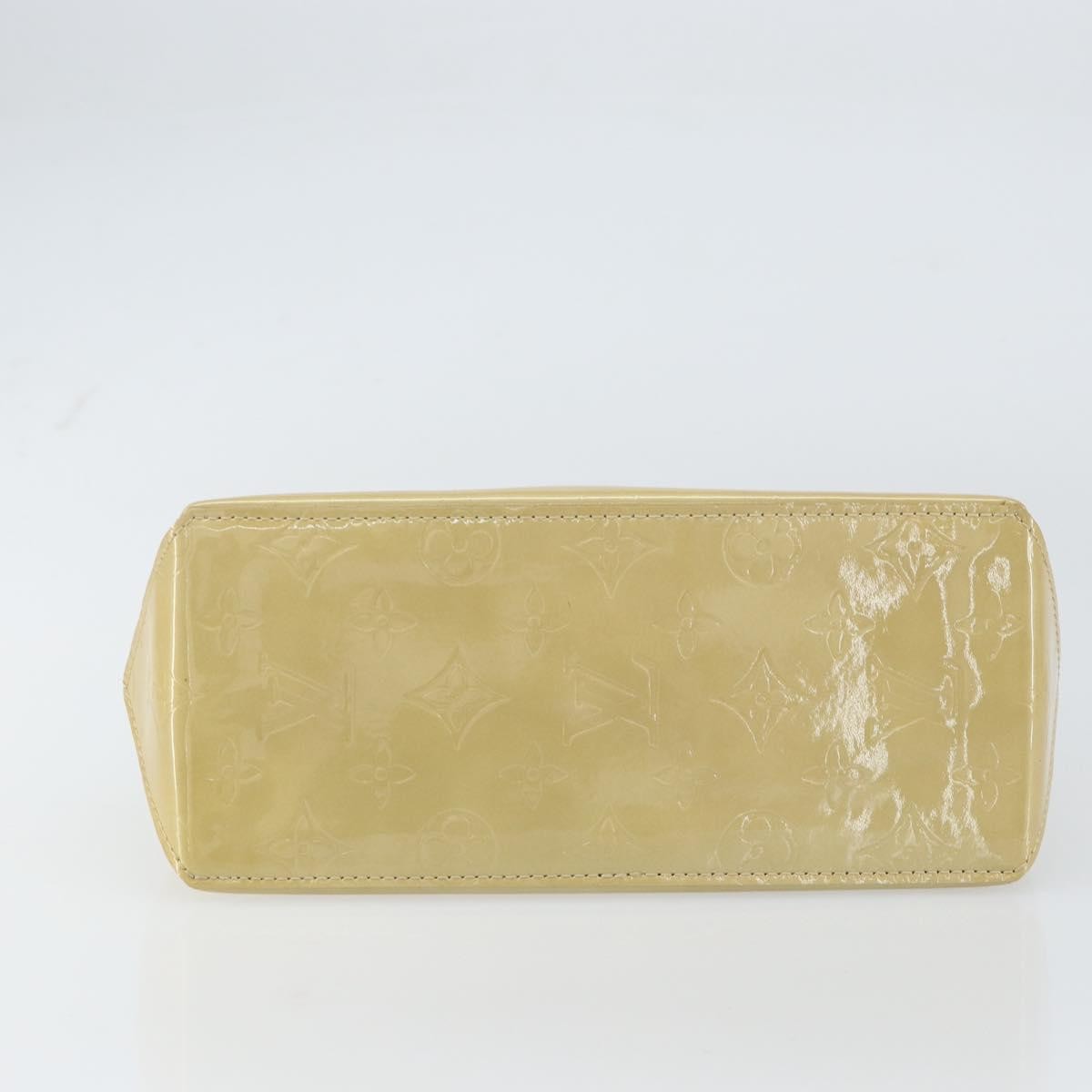 Louis Vuitton Reade Monogram Vernis, Beige, Patent Leather, Handbag
