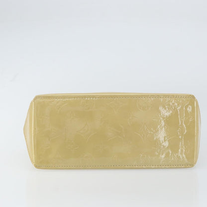 Louis Vuitton Reade Monogram Vernis, Beige, Patent Leather, Handbag