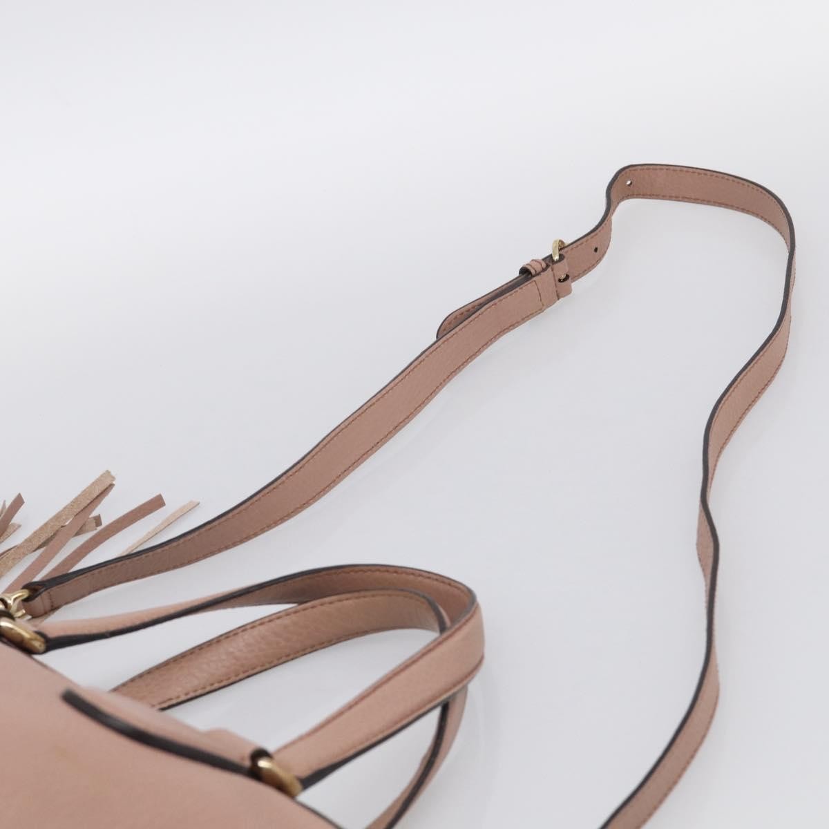 Gucci Soho Convertible Soft Top Handle Leather, Pink, Leather, Handbag