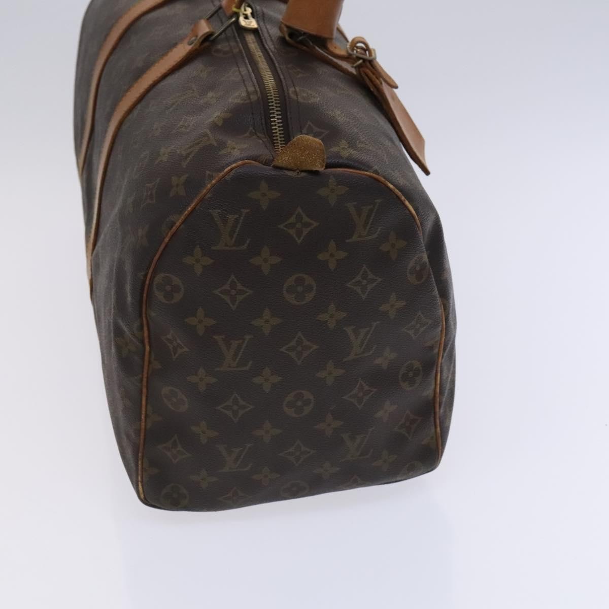 Louis Vuitton Keepall Monogram Canvas, Brown, Canvas, Travel Bag