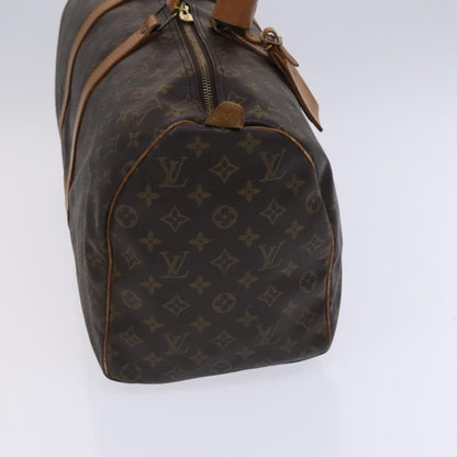 Louis Vuitton Keepall Monogram Canvas, Brown, Canvas, Travel Bag