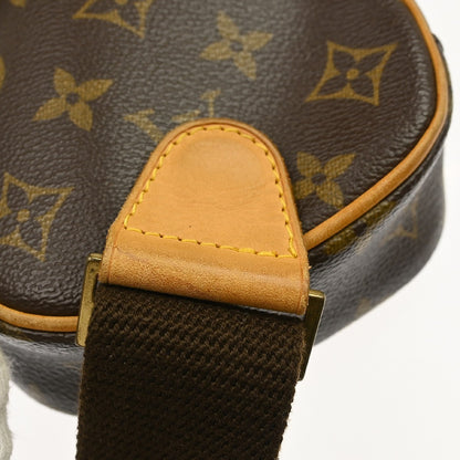 Louis Vuitton Pochette Gange Monogram Canvas, Brown, Canvas, Clutch