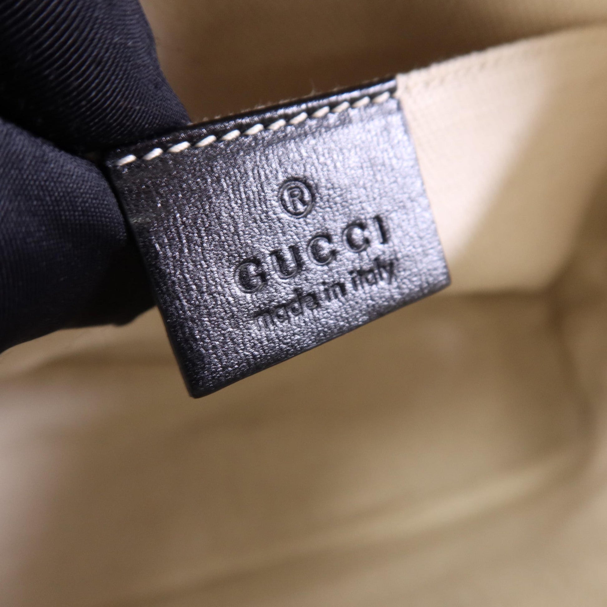 Gucci Horsebit Leather, Black, Leather, Handbag