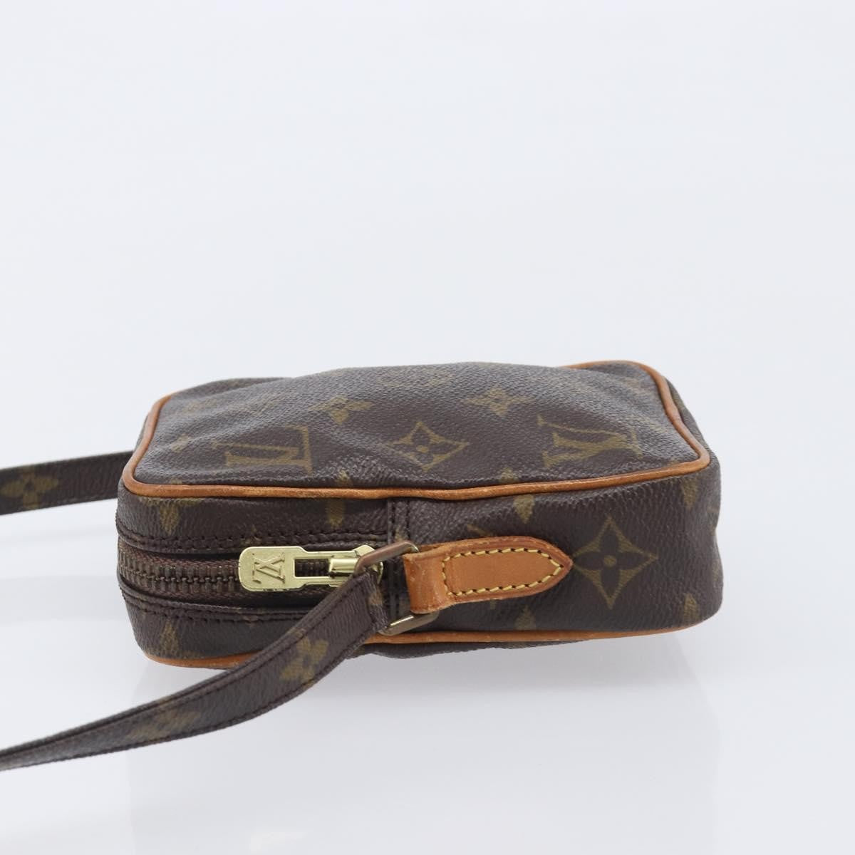 Louis Vuitton Danube Monogram Canvas, Brown, Canvas, Handbag