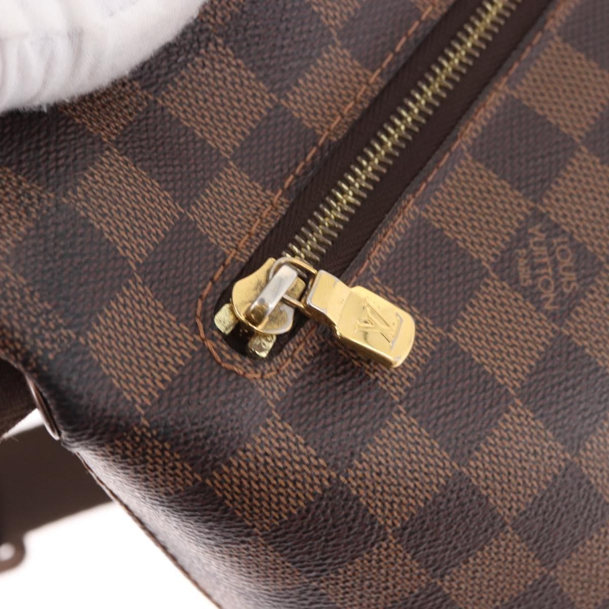 Louis Vuitton Brooklyn Damier Ebene, Brown, Canvas, Shoulder Bag