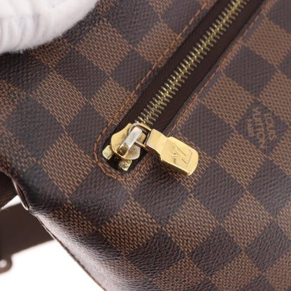 Louis Vuitton Brooklyn Damier Ebene, Brown, Canvas, Shoulder Bag