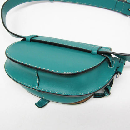 Loewe Gate Belt Leather, Blue, Leather, Shoulder Bag