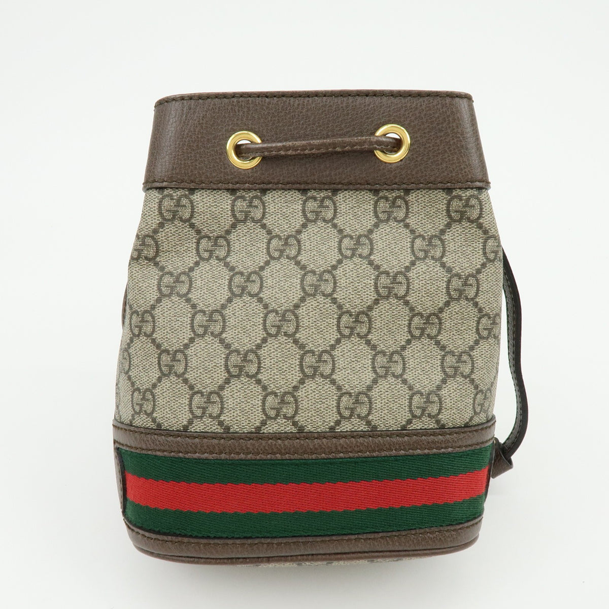 Gucci Ophidia Bucket GG Coated Canvas, Beige, Canvas, Handbag