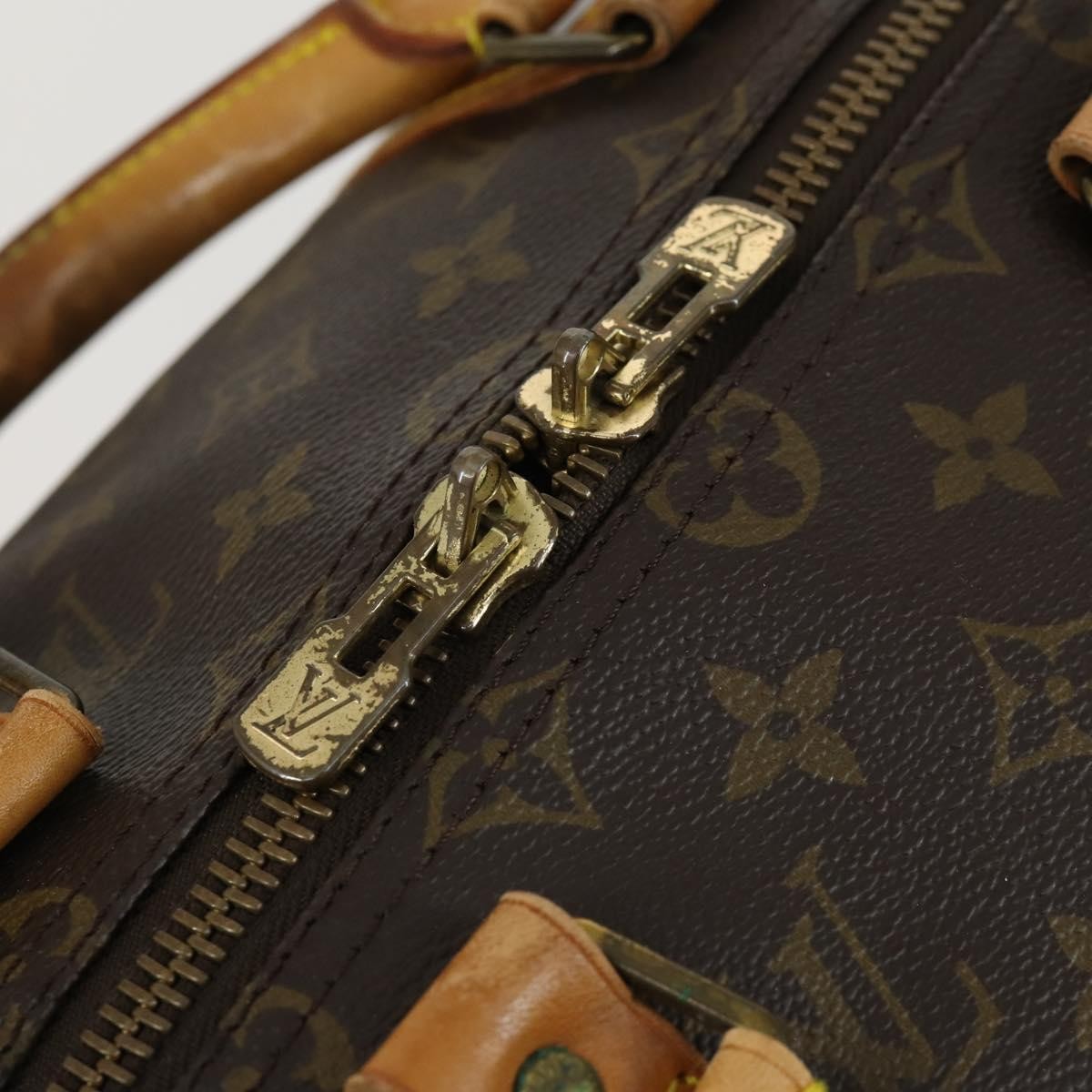 Louis Vuitton Keepall Monogram Canvas, Brown, Canvas, Travel Bag