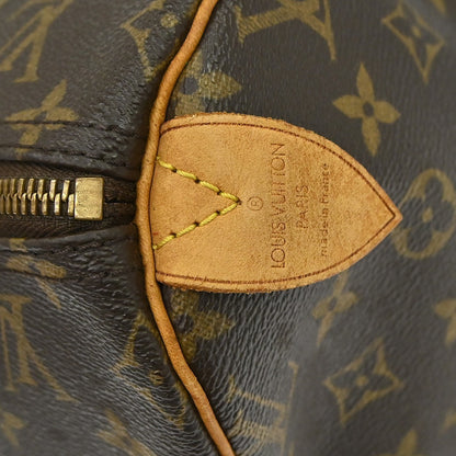 Louis Vuitton Speedy Monogram Canvas, Brown, Canvas, Handbag