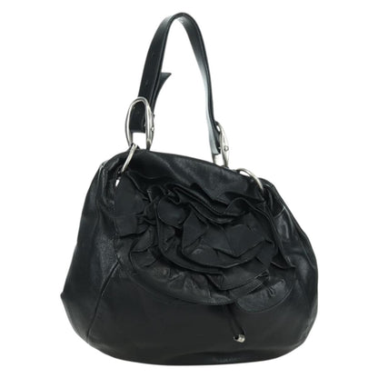 Saint Laurent Vintage Shoulder bag Leather, Black, Leather, Shoulder Bag